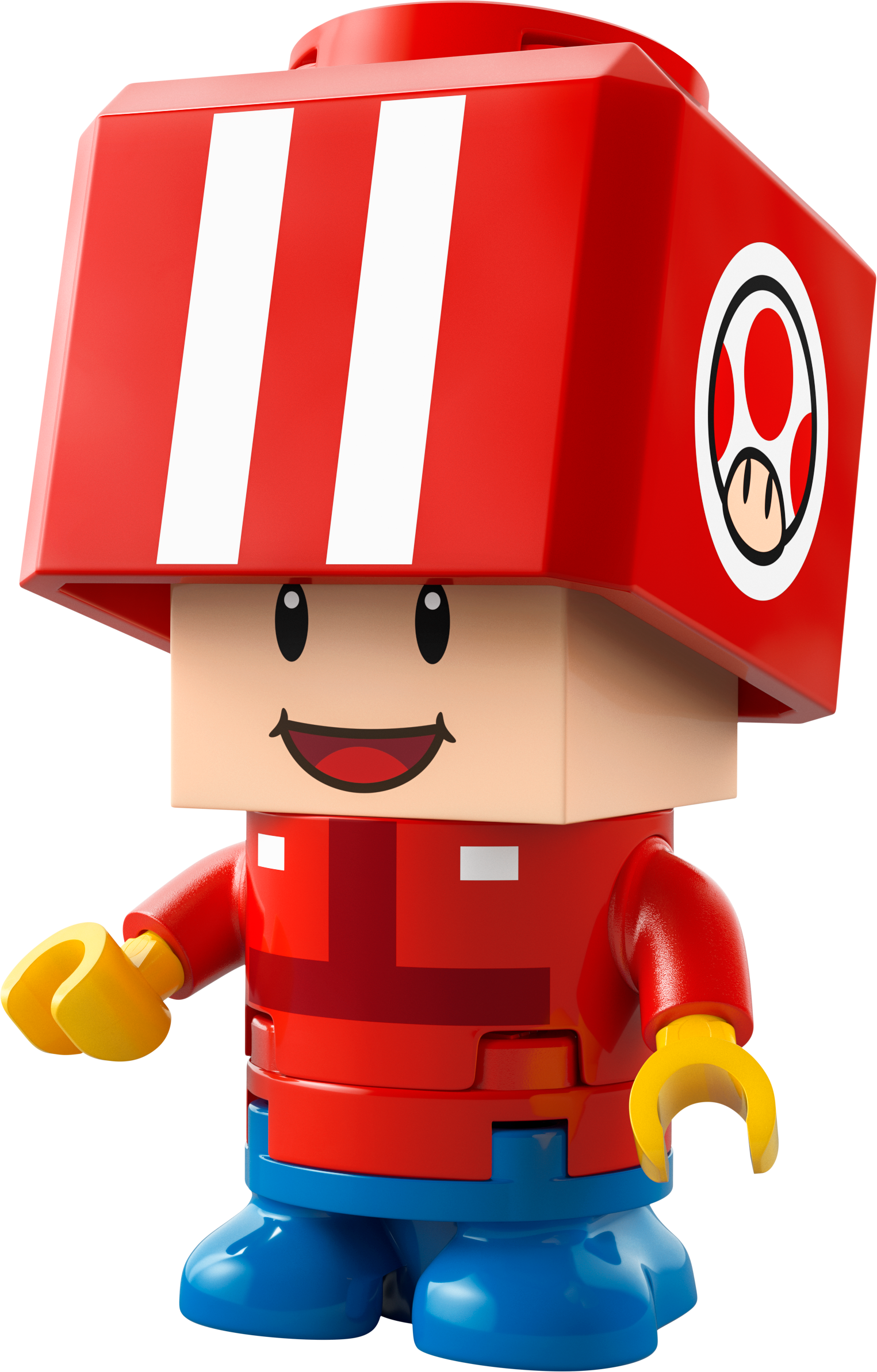 LEGO Minifigur Toad - Pit Crew Uniform – Super Mario (mar0208) – neu