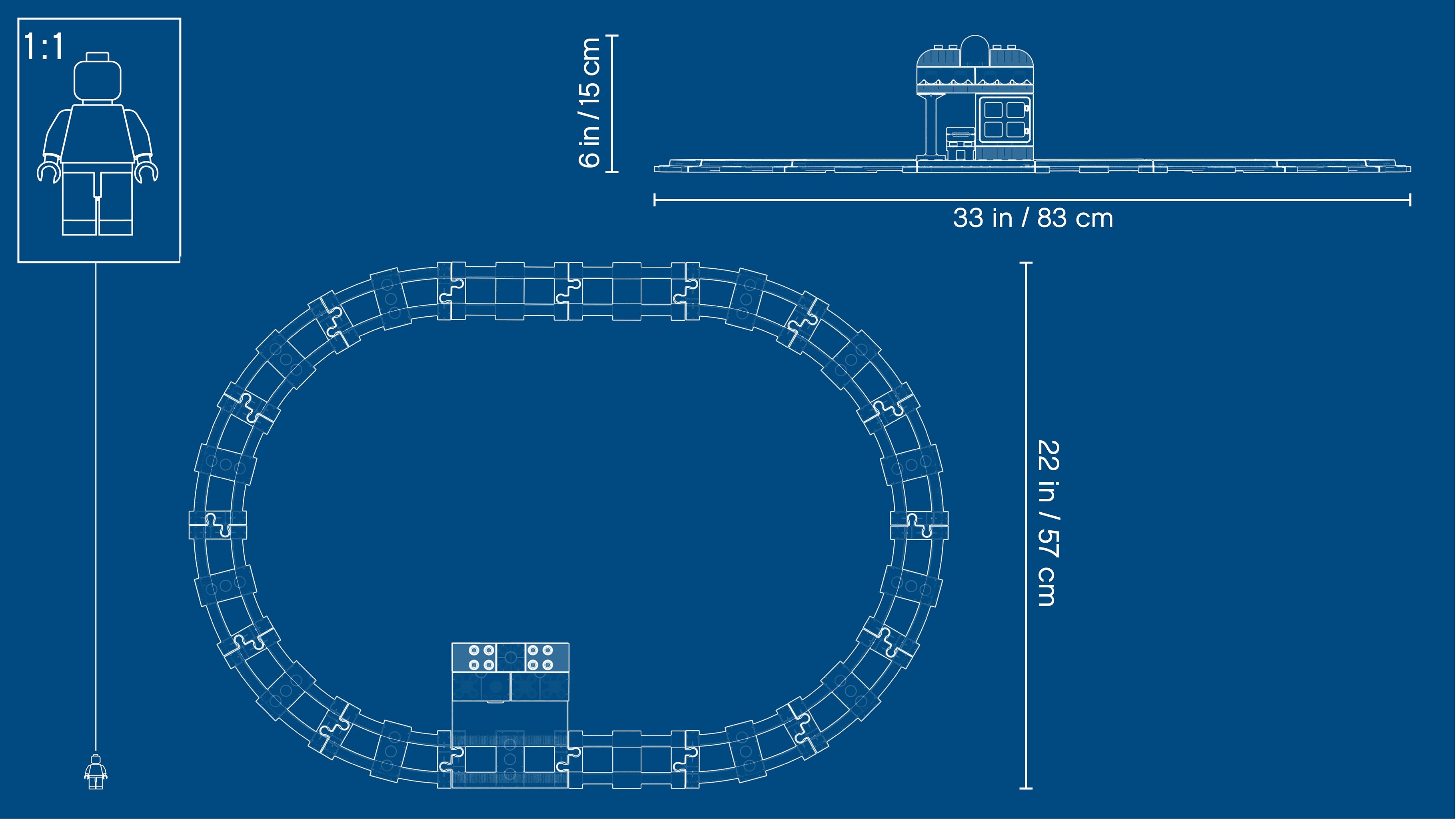 LEGO® Dampfeisenbahn