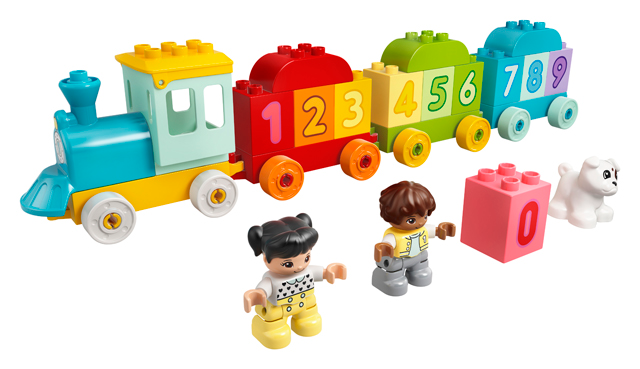 LEGO® number train – learn to count