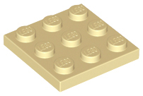 LEGO Plates (Default) - 3x3