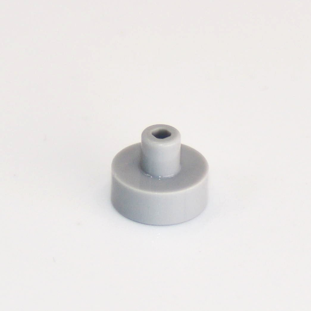 LEGO Fliesen (modifiziert) - 1 x 1 rund mit Stab und Pinhalter