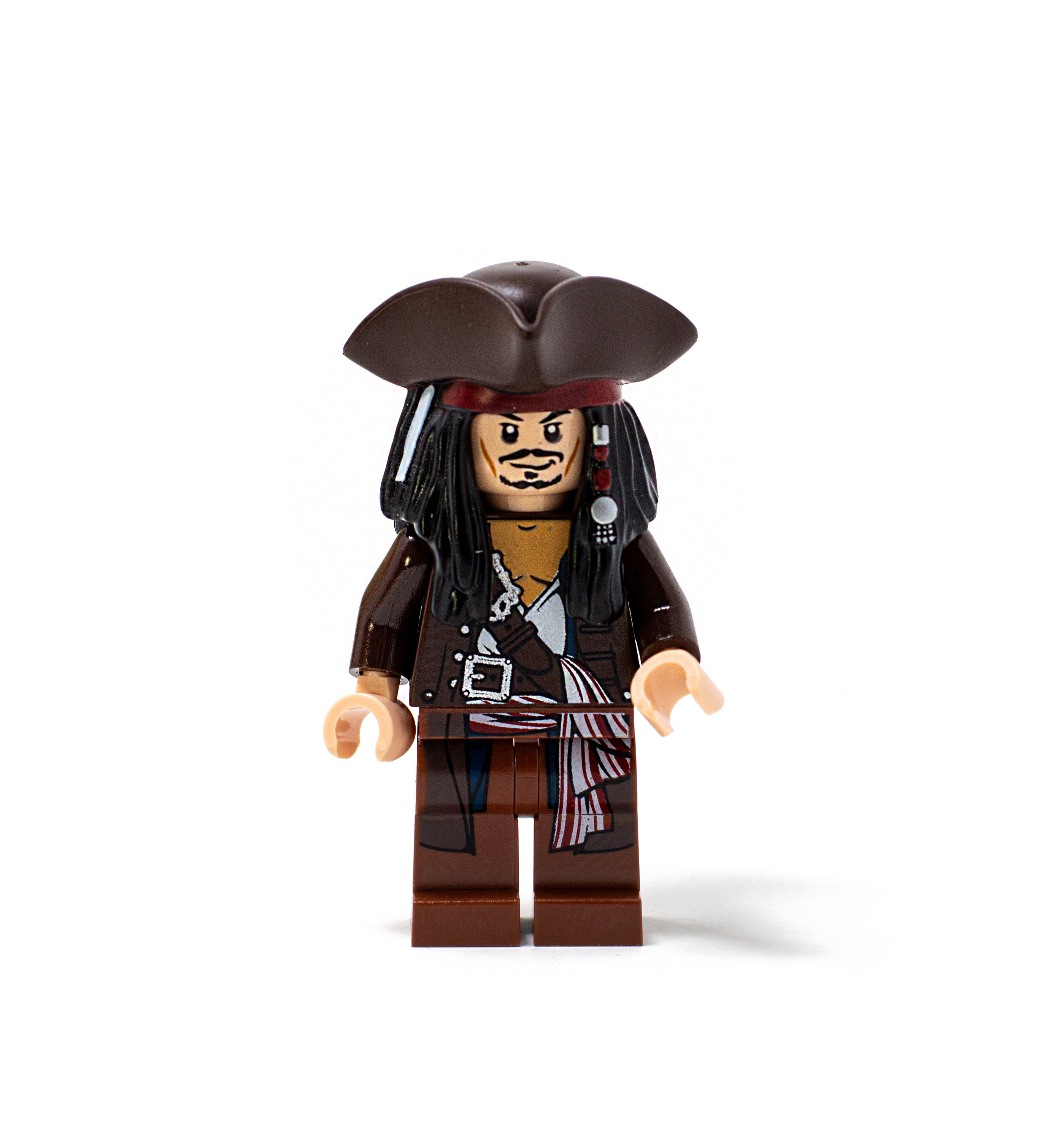 LEGO Minifigur Fluch der Karibik Captain Jack Sparrow Figur (poc011) – neu