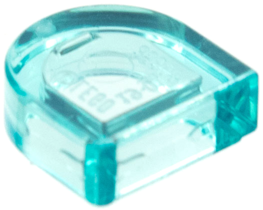 LEGO Tiles (modified) - 1 x 1 semicircle (round, extended)