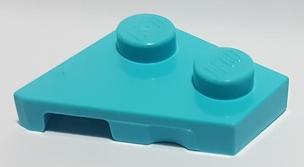 LEGO Plates (modified) - Plate 2 x 2 Right (27 degrees)