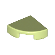 LEGO Tiles (modified) - 1 x 1 (round, 1/4)