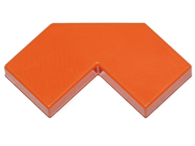 LEGO Tiles (modified) - Modified Facet 2 x 2 (with cutout)