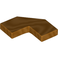 LEGO Tiles (modified) - Modified Facet 2 x 2 (with cutout)