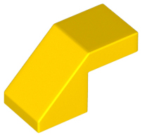 LEGO Slopes (modified) - 2 x 1 with cutout (without nub, 45°)