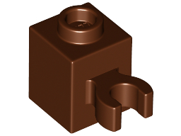 LEGO Bricks (modified) - 1 x 1 with O-clip (open nub)