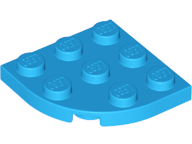 LEGO Platten (modifiziert) - Eckplatte 3 x 3 (abgerundet)