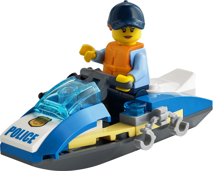 LEGO City Sets - Police jet ski (polybag)