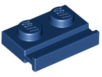 LEGO Plates (modified) - 1 x 2 with door track