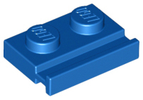 LEGO Plates (modified) - 1 x 2 with door track