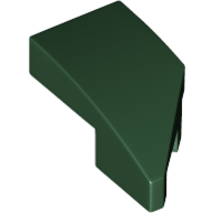 LEGO Slopes (modified) - Wing 1 x 2 with knob cutout (left, curved)