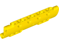 LEGO Technic panels - curved panel 11 x 3 with 10 pin holders in the panel surface