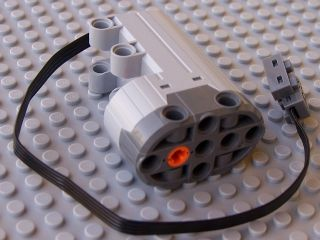 LEGO Motors & Actuators - Servo motor 9V with dark gray underside