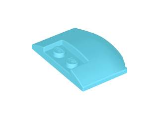 LEGO Plates (modified) - wedge 3 x 4 x 2/3 (triple curved)