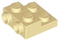 LEGO Plates (modified) - 2 x 2 x 2/3 with 2 side studs