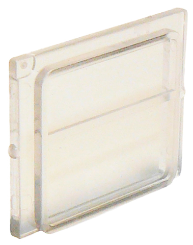 LEGO window - glass for 1 x 4 x 3 frame (Trans-Clear)