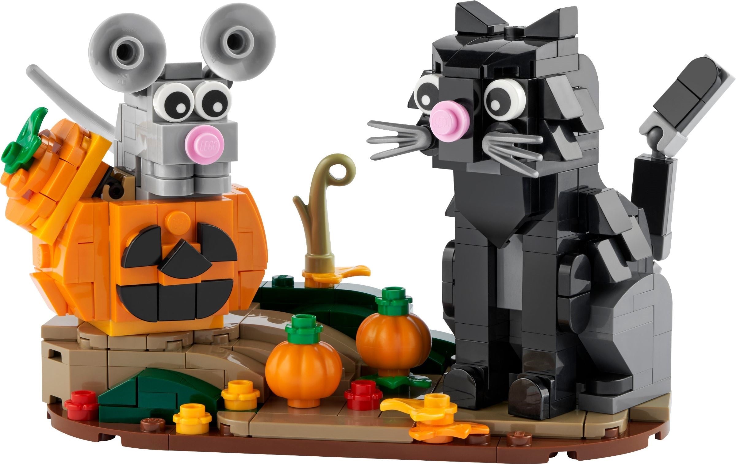 LEGO® Cat and Mouse on Halloween
