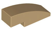 LEGO Slopes (modified) - 1 x 3 (curved)