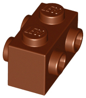 LEGO Bricks (modified) - 1 x 2 with side studs