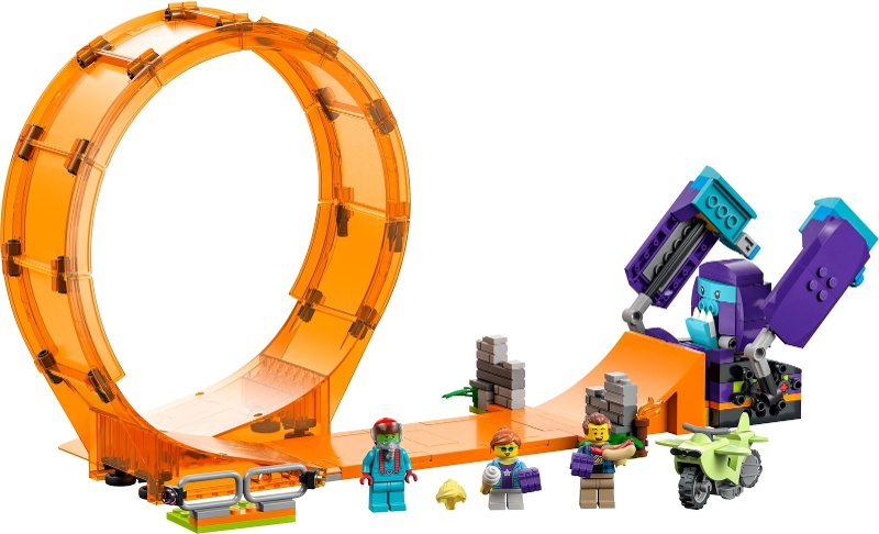 LEGO® chimpanzee stunt looping