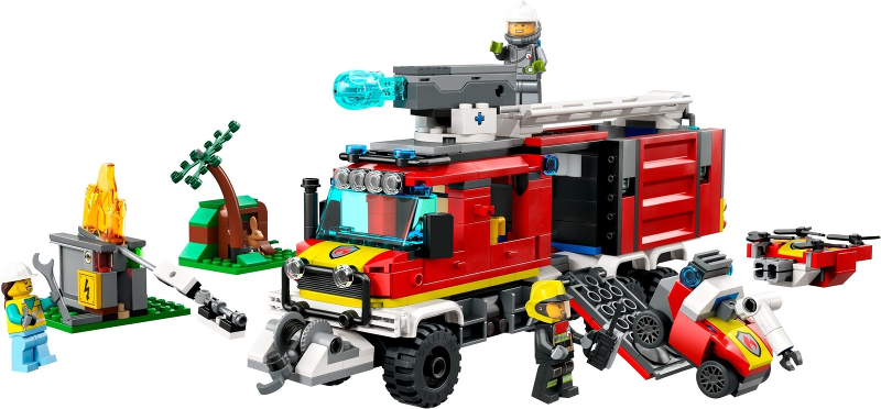 LEGO® fire department command vehicle