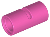 LEGO Technic connectors - Pin connection 2L (round with slot)