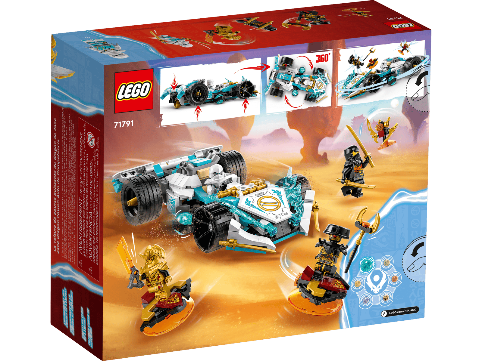 LEGO® Zanes Drachenpower-Spinjitzu-Rennwagen