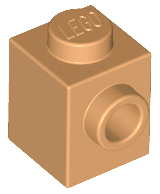 LEGO Bricks (modified) - 1 x 1 with a side nub
