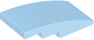 LEGO Slopes (modified) - 4 x 2 (curved)