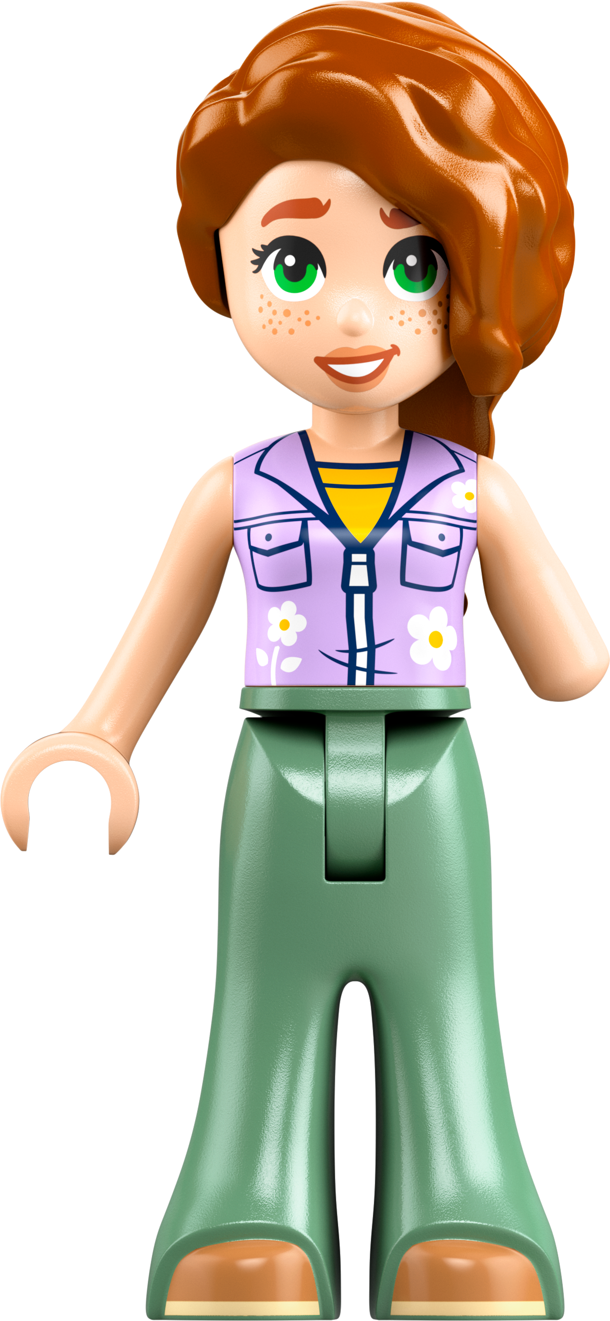 LEGO Minifigur Friends Autumn - Lavender Sleeveless Jacket with (frnd777)