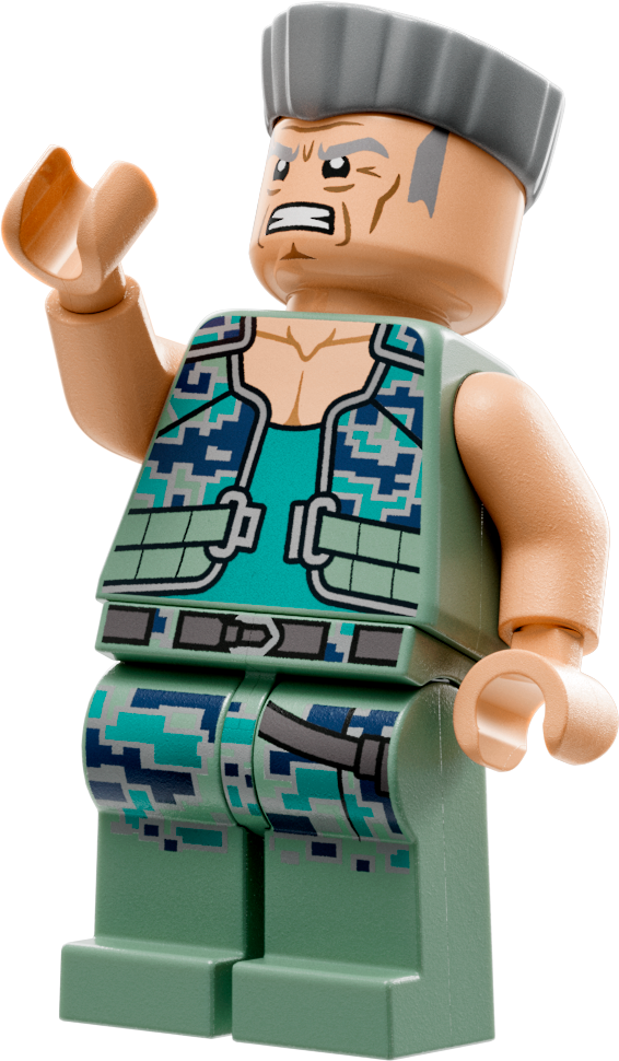 LEGO Minifigur Colonel Miles Quaritch – Avatar (avt002) – neu