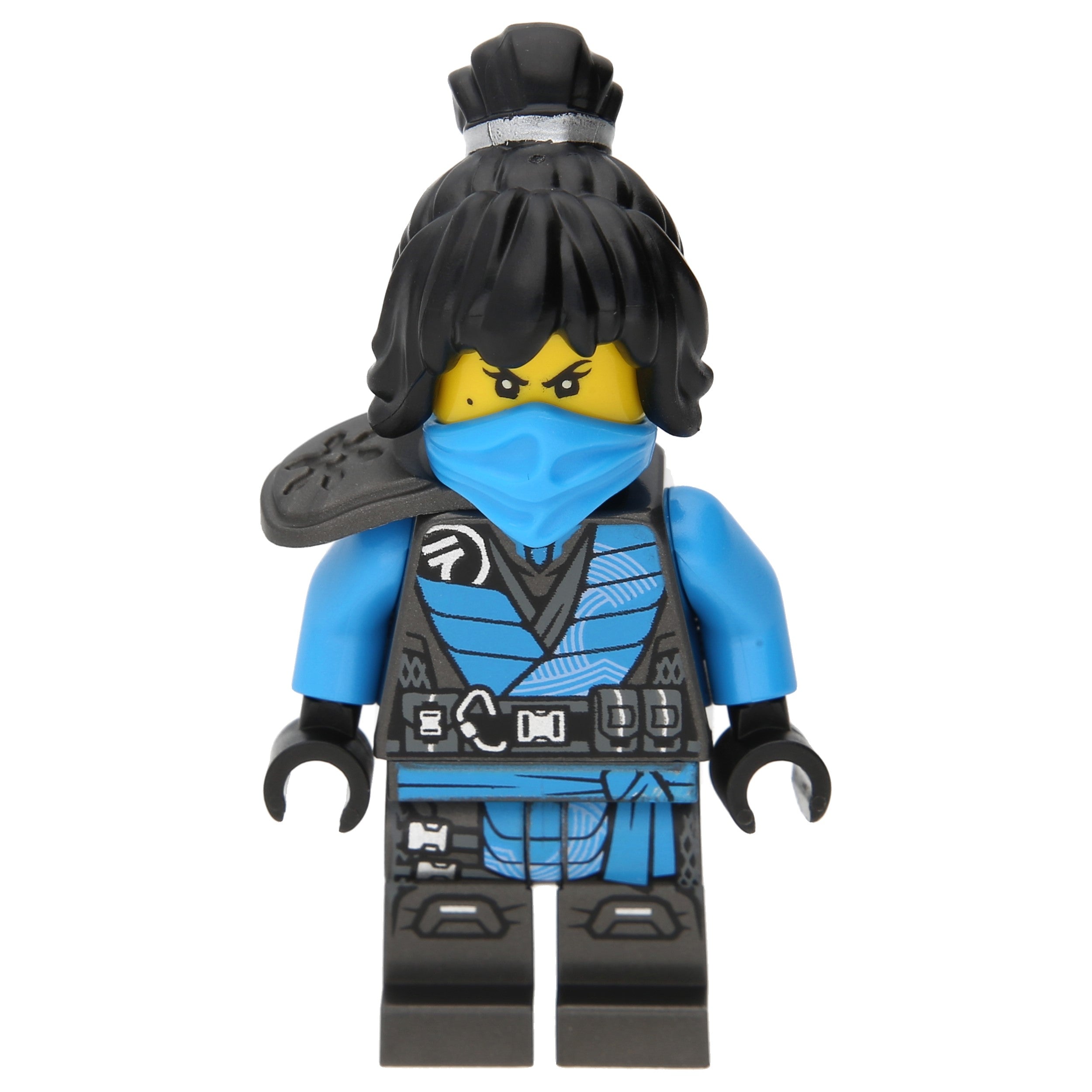 LEGO Ninjago Minifigure – Nya with shoulder plate, mask and hair (Secret of the Deep)