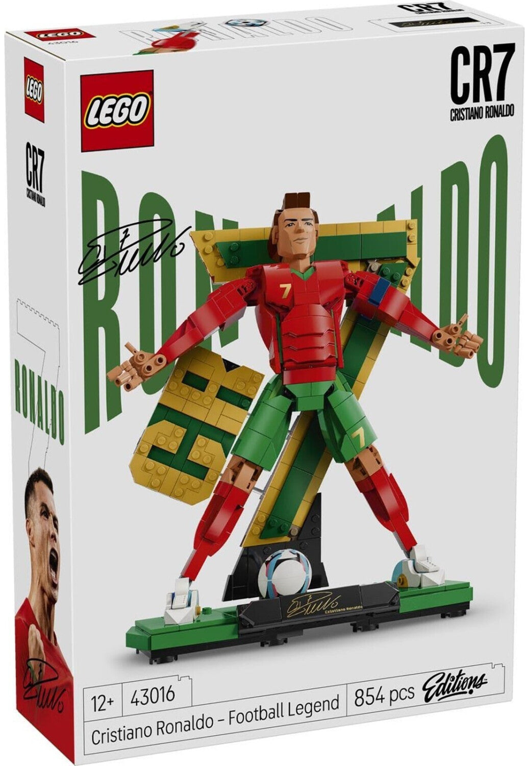 LEGO Sets - Cristiano Ronaldo - Soccer Legend 43016