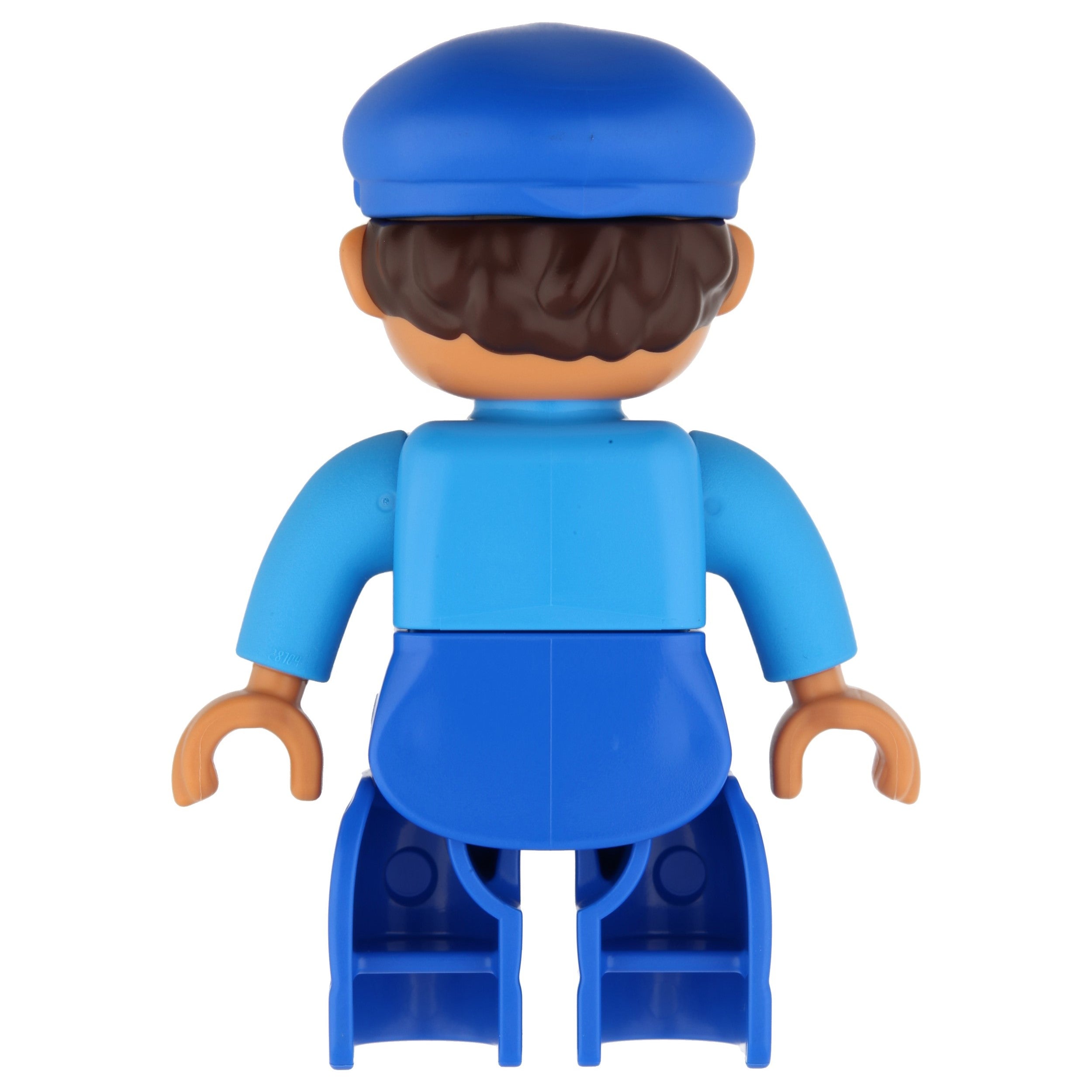 LEGO Minifigur Duplo Figure Lego Ville, Male, Blue Legs, Dark (47394pb252)