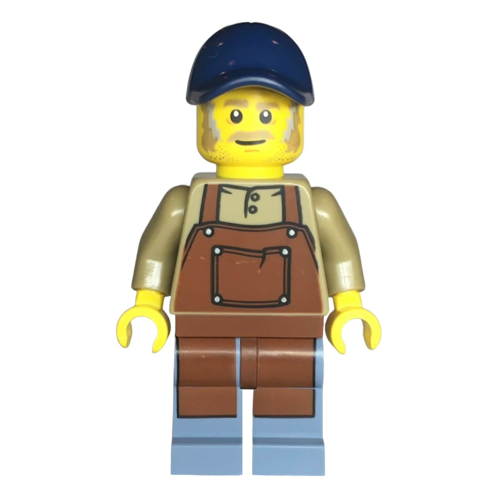 LEGO Minifigur Snack Shack Vendor - Male, Dark Tan Top with Reddish (bdp114)
