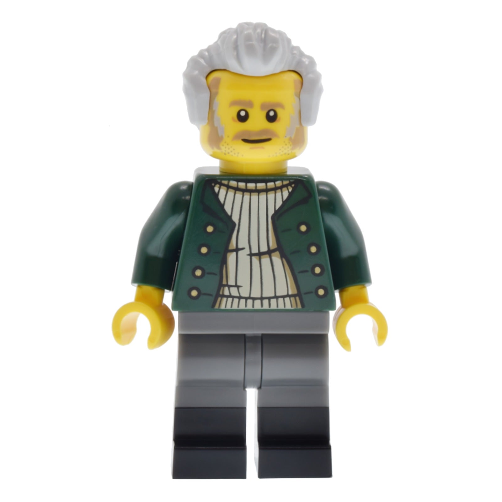 LEGO Minifigur Harbormaster's Office Harbormaster - Dark Green Open (bdp153)