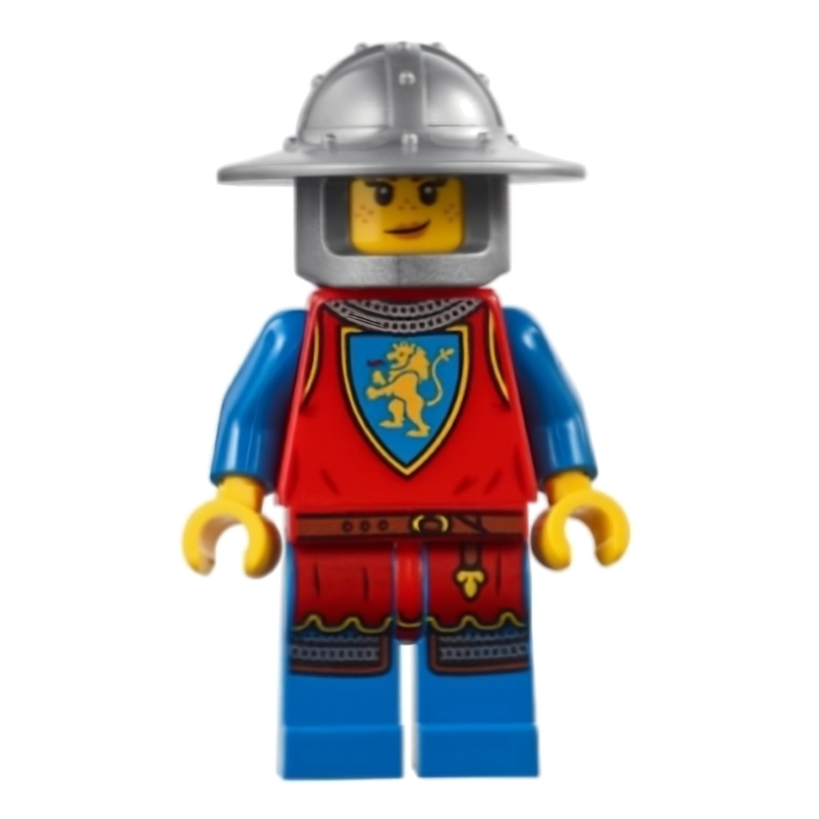 LEGO Minifigur Medieval Seaside Market Lion Knight Archer - Female (bdp185)