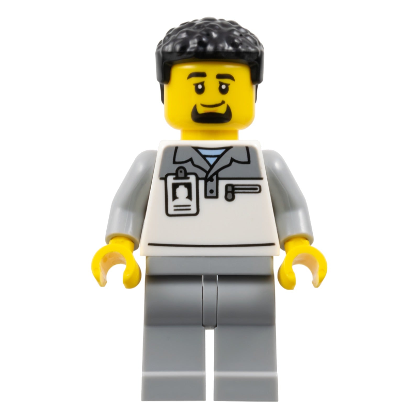 LEGO Minifigur Formula 1 Transport Truck Driver - Male, Light Bluish (cty1839)