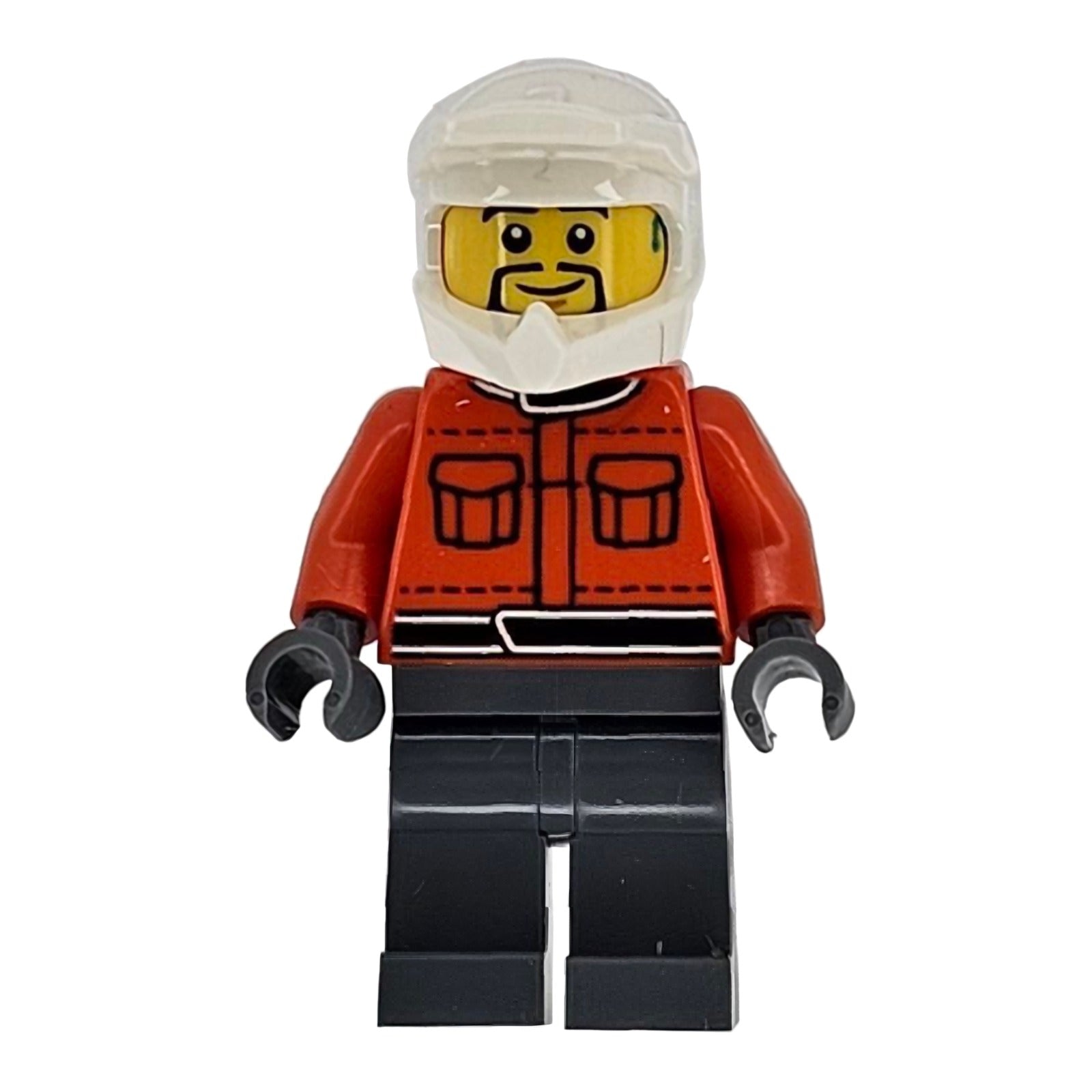 LEGO Minifigur Formula 1 Pit Crew Member - Male, Reddish Orange (cty1866)