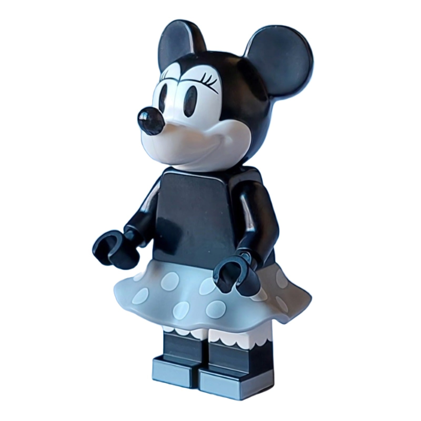 LEGO Minifigur Minnie Mouse - Vintage, Light Bluish Gray Skirt (dis142) – neu