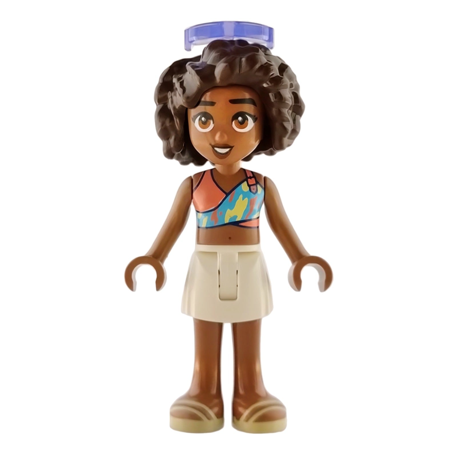 LEGO Minifigur Friends Aliya - Coral, Medium Azure and Bright Light (frnd0873)
