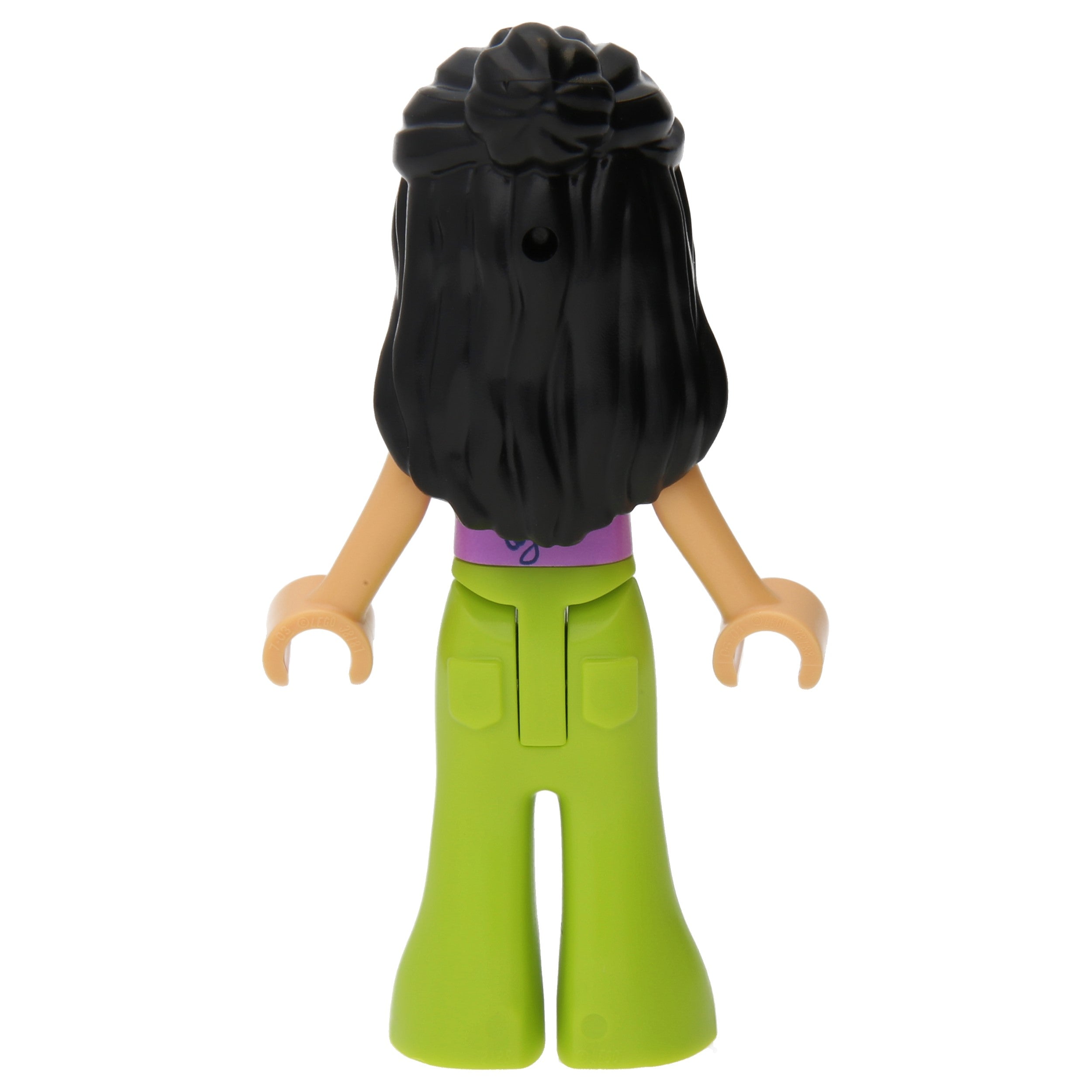 LEGO Minifigur Friends Liann - Medium Lavender Top,  Lime Trousers (frnd0728)