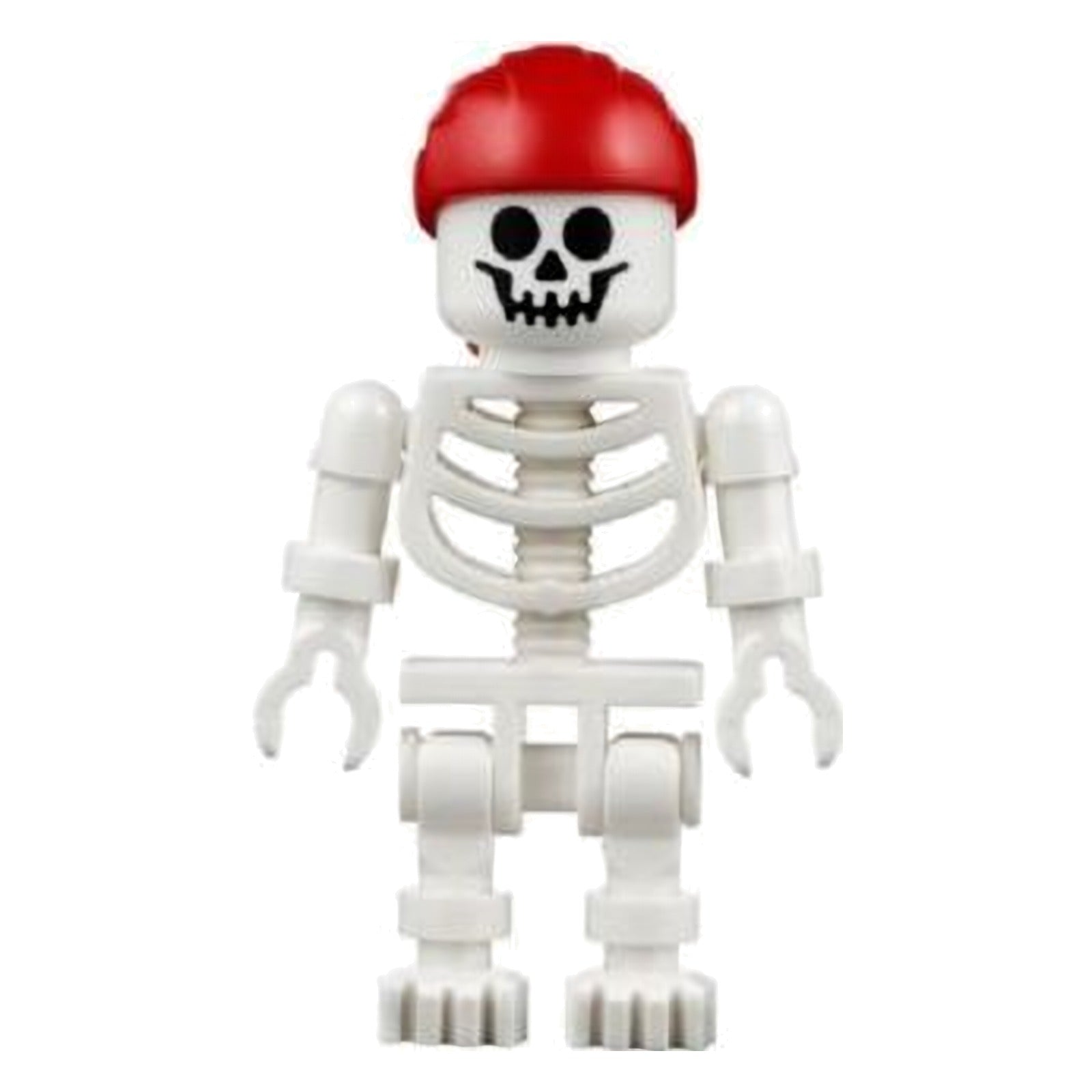 LEGO Minifigur Skeleton - Standard Skull, Floppy Arms, Red Bandana (gen067)