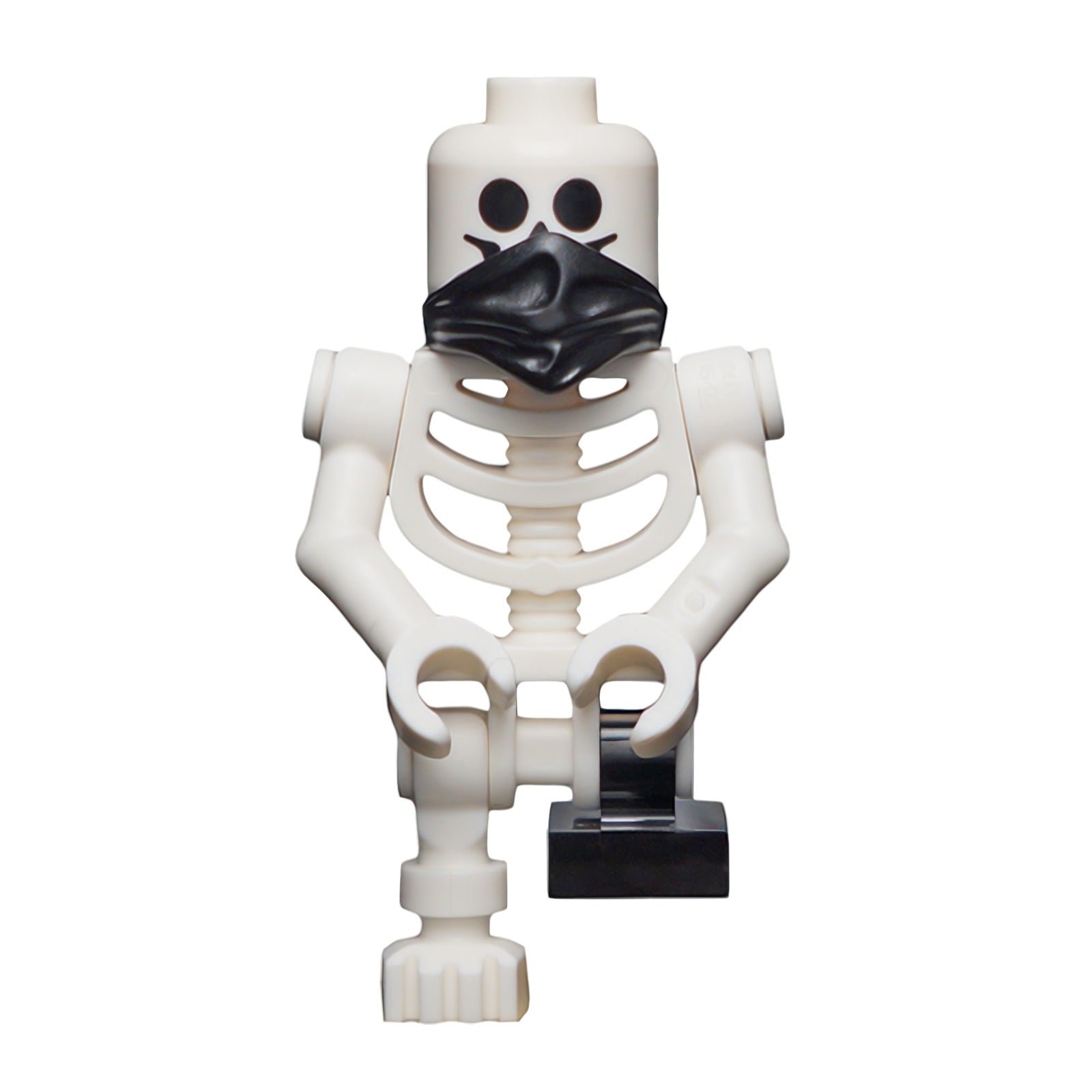 LEGO Minifigur Skeleton with Standard Skull, Scarf, Bent Arms and (gen094)