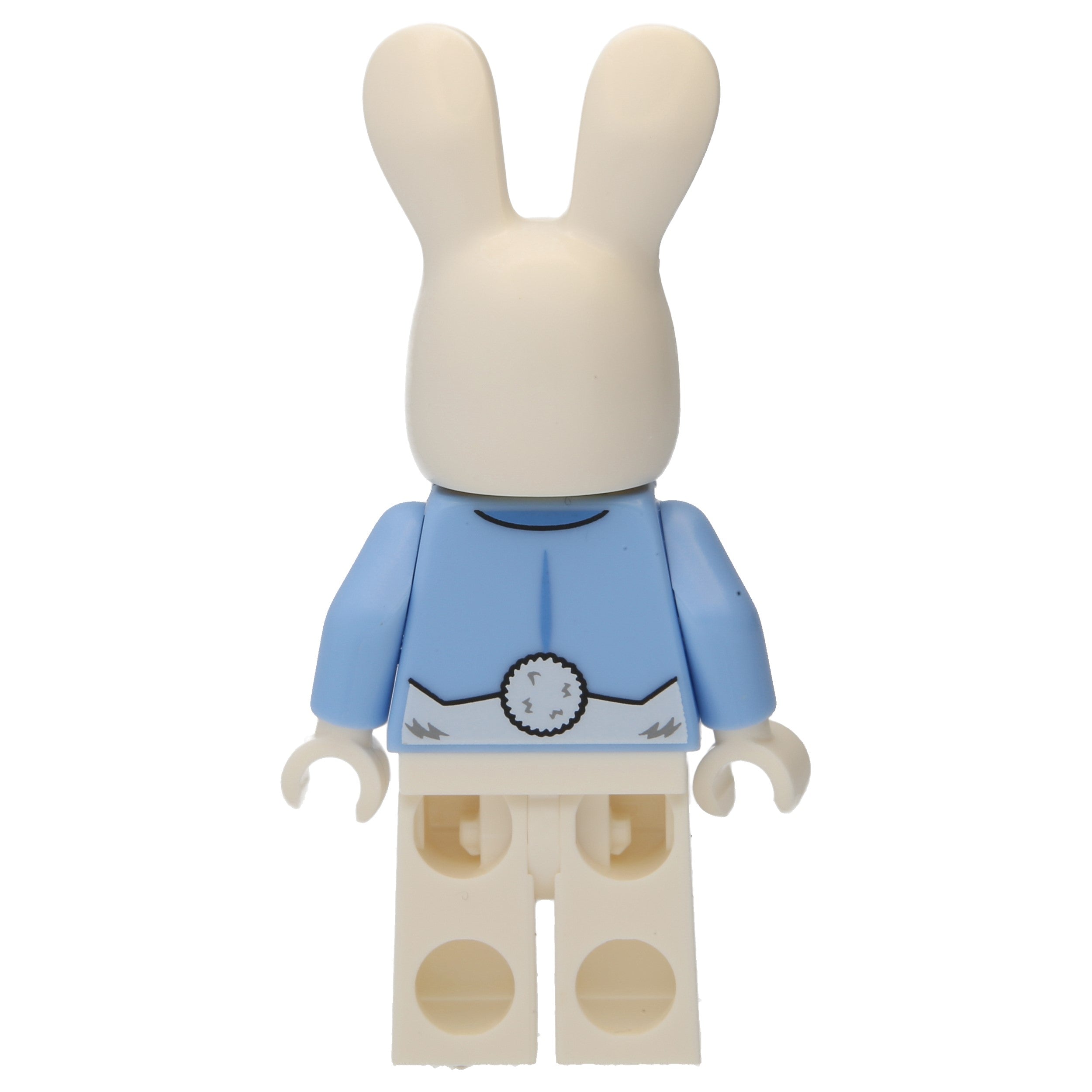 LEGO minifigure - man in Easter bunny costume with accessories