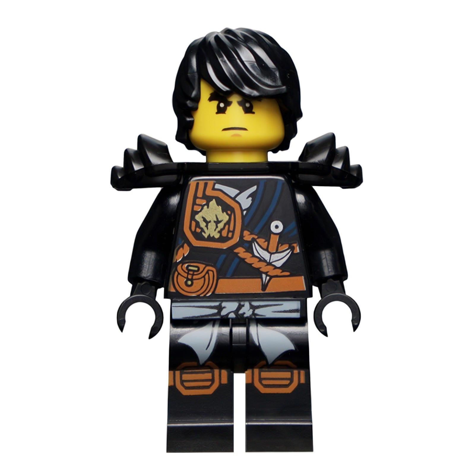 LEGO Minifigur Cole - Knee Pads, Armor, Hair – Ninjago (njo0250) – neu