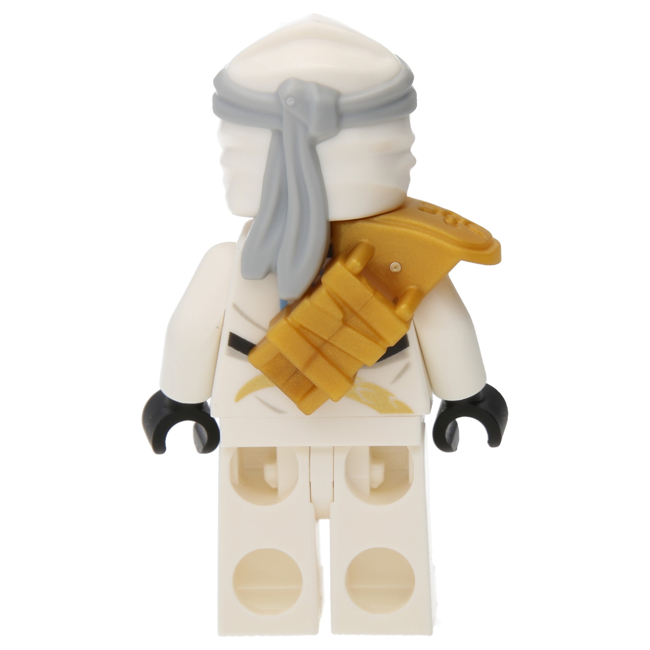 LEGO Minifigur Zane - Legacy, Pearl Gold Armor Shoulder Pad (njo0616) – neu